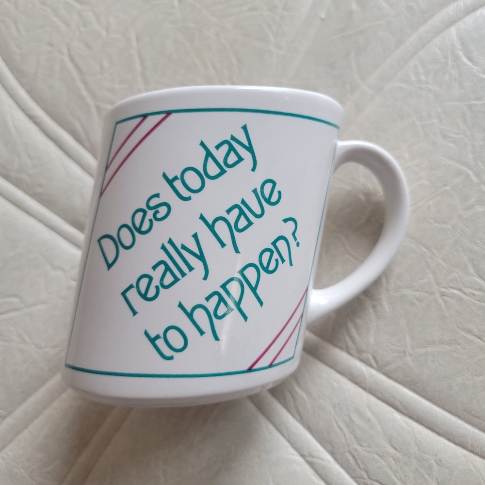 Vintage Slanty Mug!